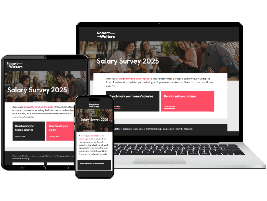 Robert Walters Salary Benchmarking Survey Tool